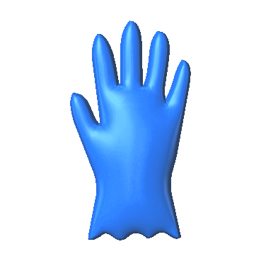 Glove Rubber Sticker by KingchangJohnny for iOS & Android | GIPHY