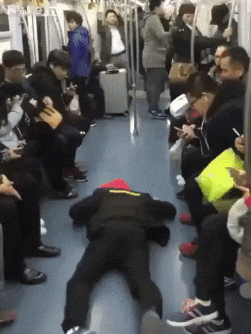 When you want a seat in metro in funny gifs
