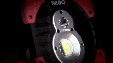 NEBO TANGO Features 2 High Power Light 250 Lumen Spot Light 750 lumen C/•O/•B Work Light