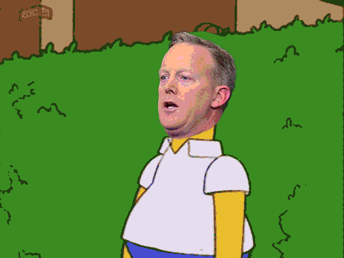 Sean Spicer Bushes GIF - Find & Share on GIPHY