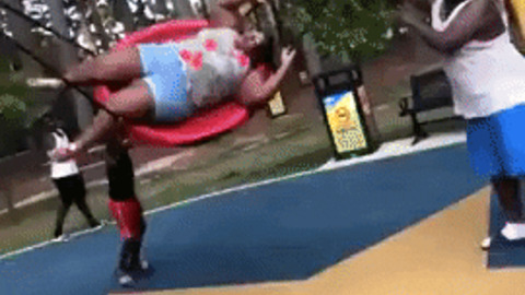 Let me just go near the swing