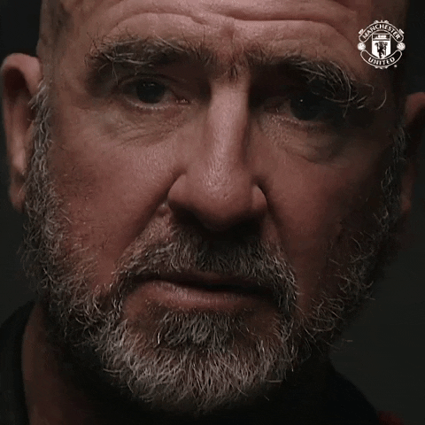 Éric Cantona sourire GIF Manchester United