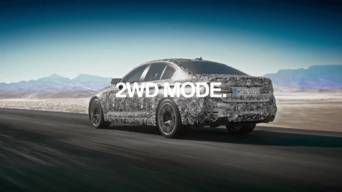 2018 BMW M5 with 2WD & 4WD Sport Mode