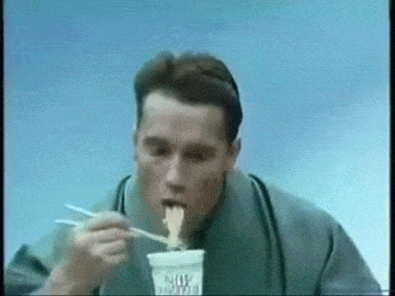 Arnold Schwarzenegger Eating GIF - Find & Share on GIPHY