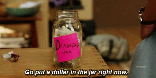 Image result for new girl douche jar gif