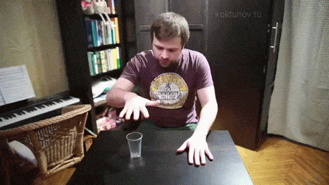 Glass Disappearing GIF