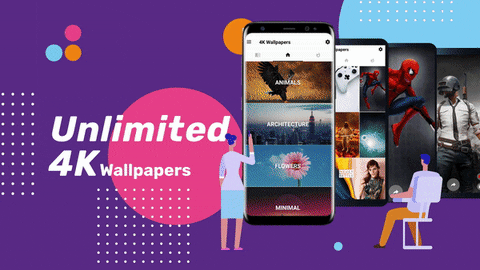4K Wallpapers Android App - PHP Backend + Admob + OneSignal - 1