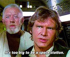 harrison ford "its too big to be a space station"