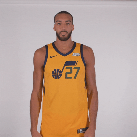Rudy Gobert Flex GIF by Utah Jazz - Find & Share on GIPHY