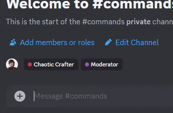 /roll command