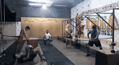 What kind of gym is this in funny gifs