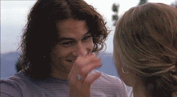 kiss heath ledger julia 10 things i hate about you rejected