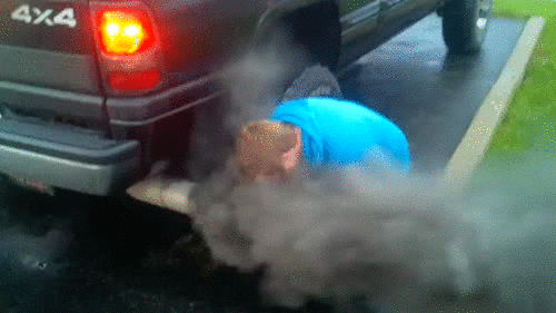 Resultado de imagen de car smoke gif