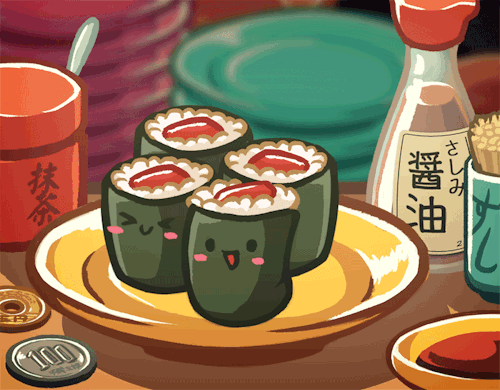 Sushi animado