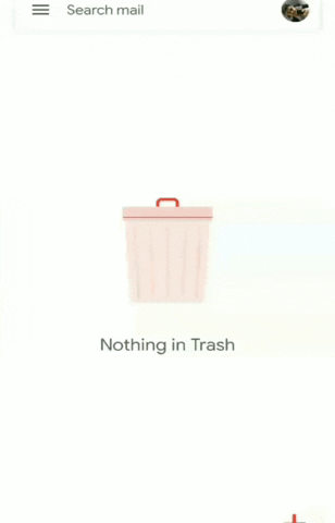 gmail drawer dragging behavior