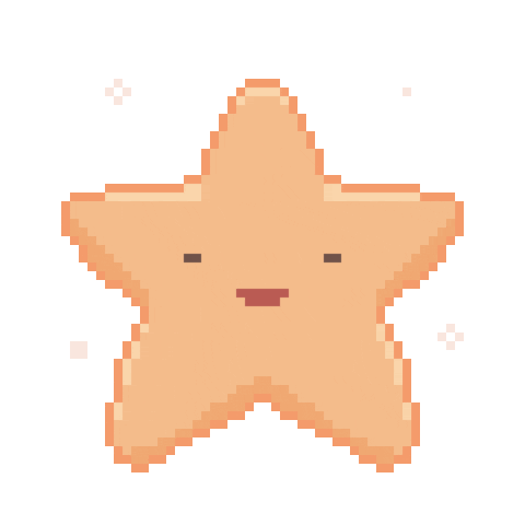 Pixel Star Sticker for iOS & Android | GIPHY