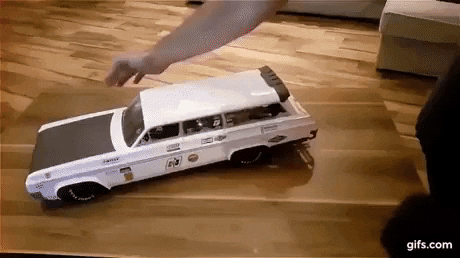 RC car act like its very heavy in wow gifs