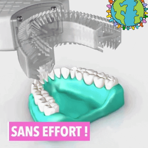 2white™ la brosse à dents automatique 360° qui nettoie et blanchit vos!