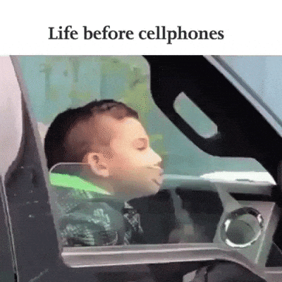 Life before cell phones in funny gifs