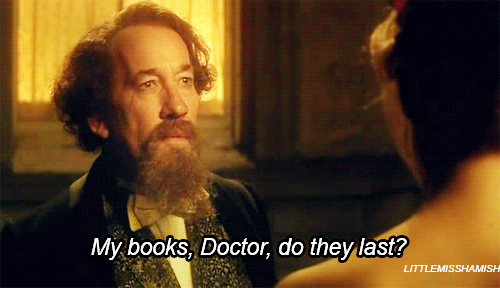 Dickens talking to the Doctor