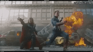 Thor and hammer in hollywood gifs