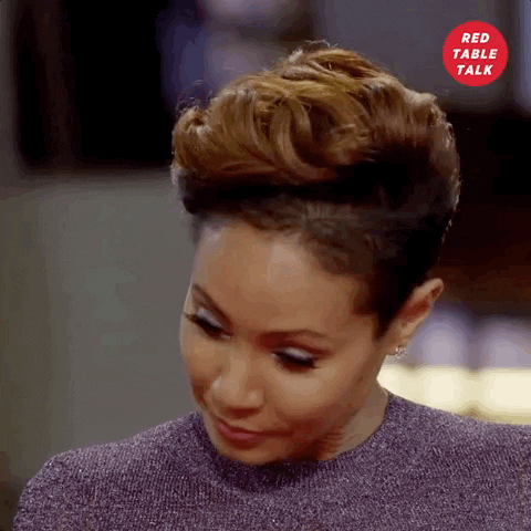 Jada Pinkett Smith Nod GIF by Red Table Talk - Find & Share on GIPHY