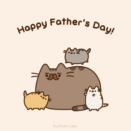 Happy Fathers Day GIF by Pusheen - Find & Share on GIPHY