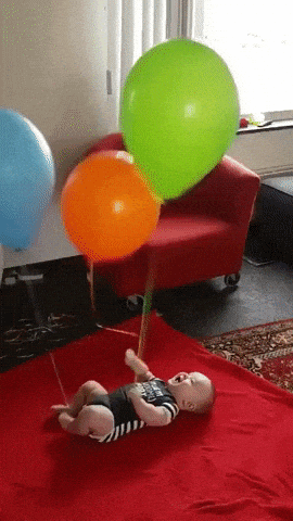 How to entertain a baby in funny gifs