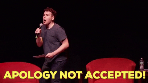 Sorry Jon Lovett GIF by Crooked Media