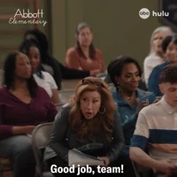 Good job, team!