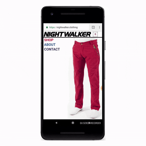 All the flavors are shown by rotating your mobile device