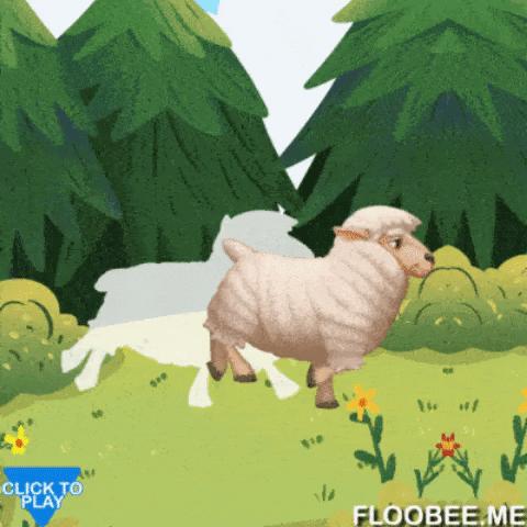 Running sheep, gifgame GIFs 