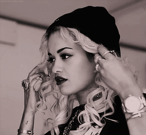 Rita Ora Curls GIF