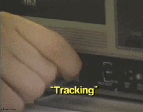 vcr 90s vhs tracking