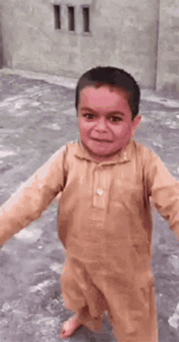 Pakistani kid celebrating — that feeling when PayPal dollars finally land in your Pocket Money account
