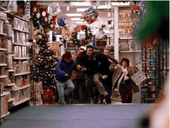 Image result for christmas shopping gif