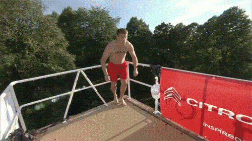 Diving GIF