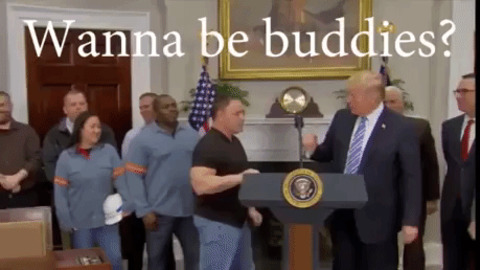 No Buddies For Trump