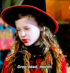 drop dead dead to me drop dead moron annoyed hate