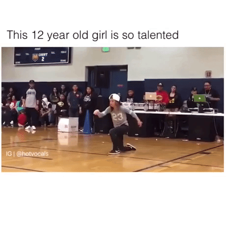 She Is Talented in funny gifs