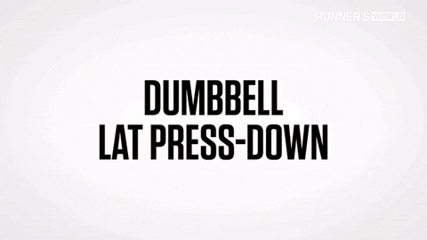 Dumbbell Lat Press-Down