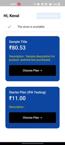 Flutter In-App Purchase