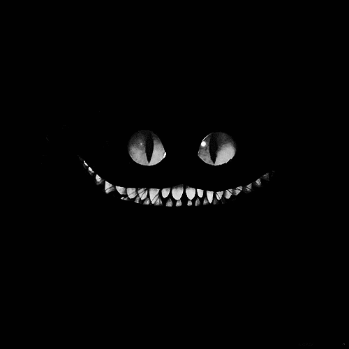 black and white disney creepy dark alice in wonderland