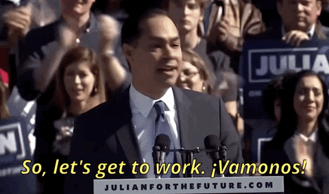 Julian Castro Lets Get To Work GIF - Find & Share on GIPHY