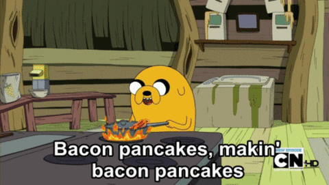 Adventure Time Breakfast GIF