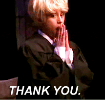 Draco Malfoy Thank You GIF  Find Share on GIPHY
