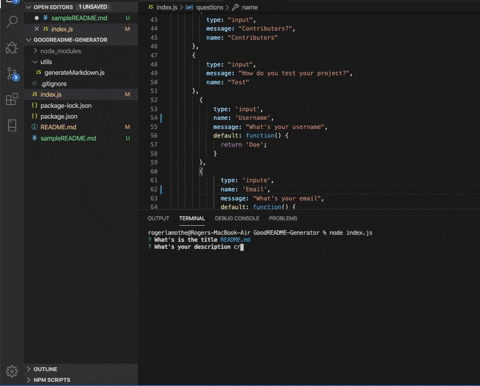 GitHub - RogerLamotheJR/GoodREADME-Generator: https://rogerlamothejr ...