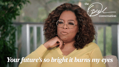 Oprah encouraging