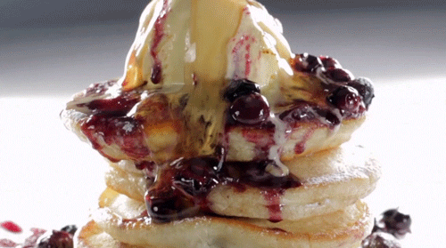 Pancake Blueberry GIF - Find & Share on GIPHY