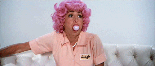 pink grease bubble bubble gum pink ladies